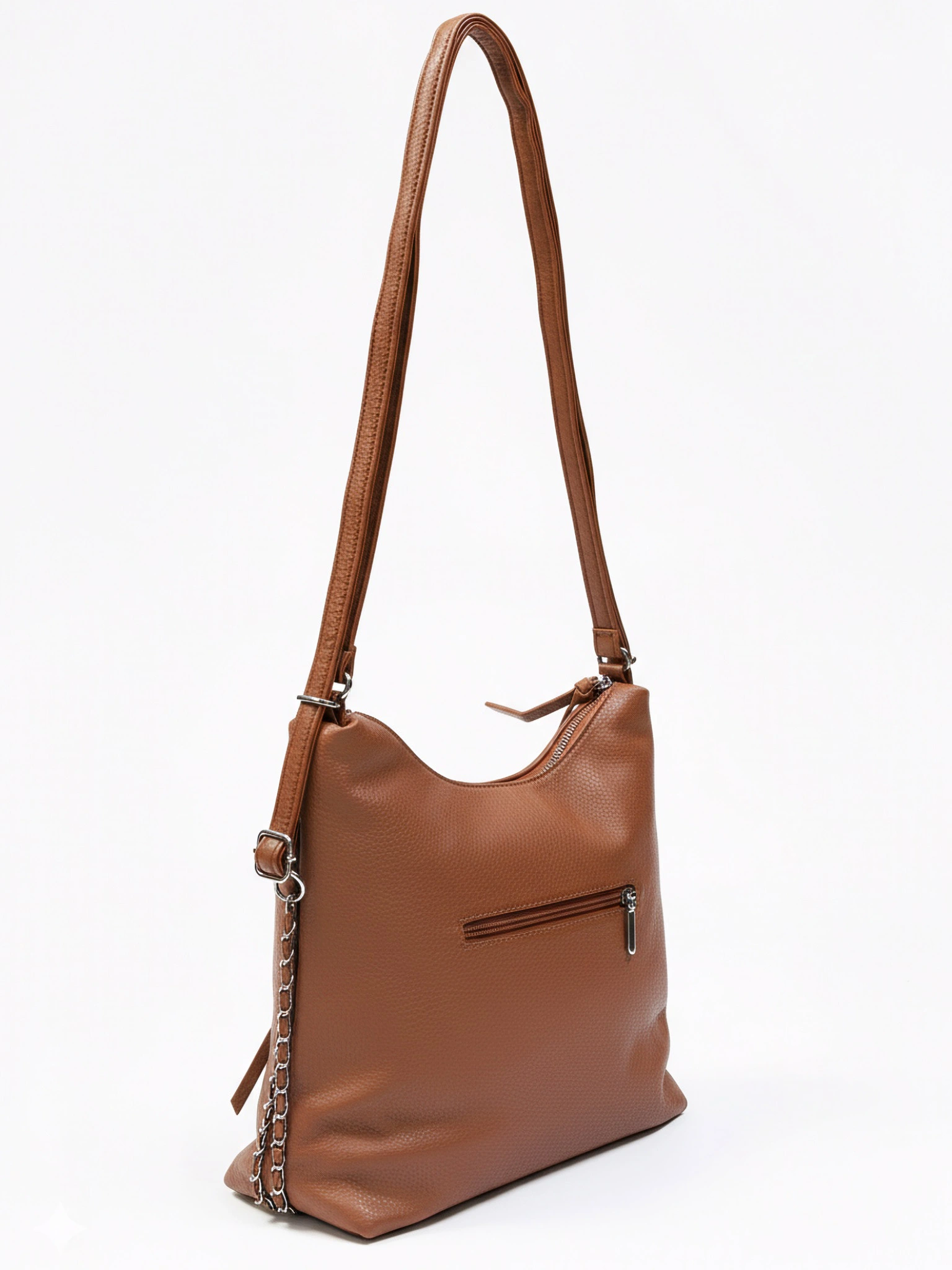 Сумка-шоппер с декоративными цепочками в ассортименте